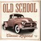 Old School Vintage Trucks by Mollie B. 14" x 14" Canvas Wall Art (Set of 2)